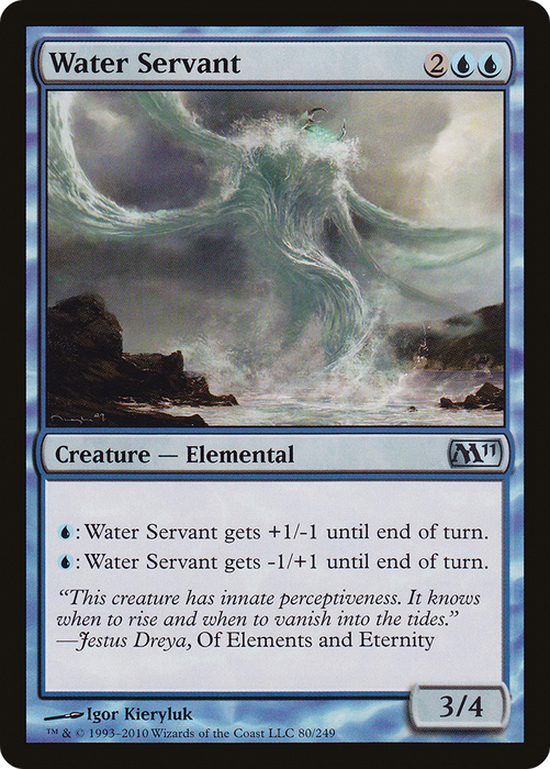 Water Servant (M11-080) - uncommon - Foil