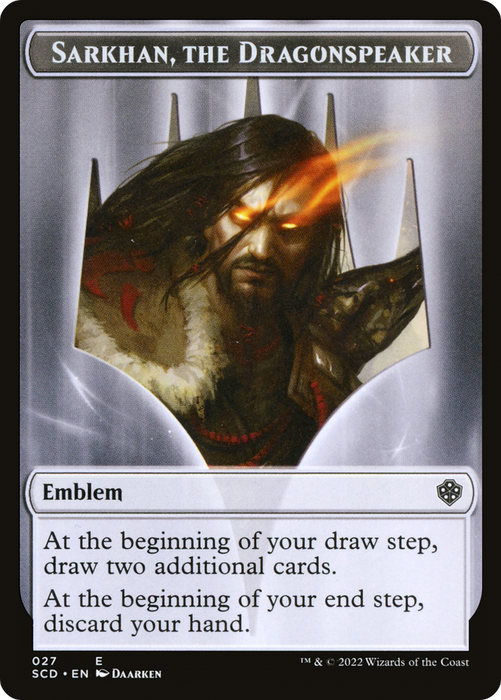 Sarkhan, the Dragonspeaker Emblem (TSCD-027) - common