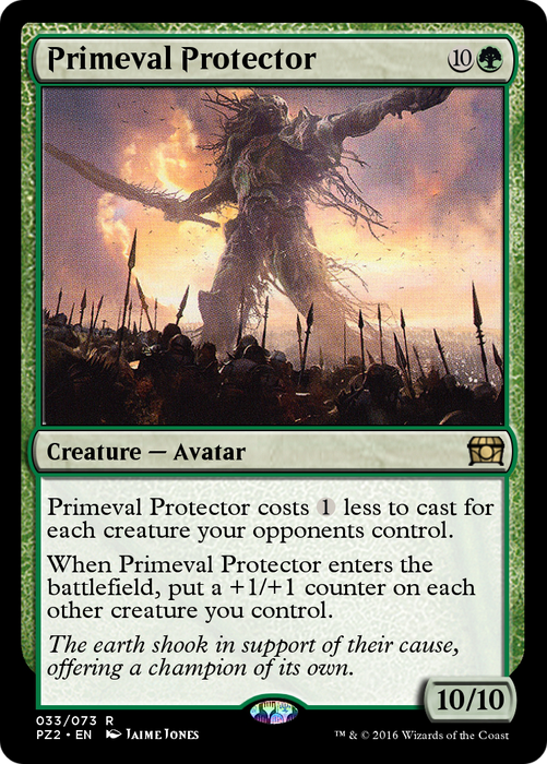 Primeval Protector (PZ2-033) - rare - Foil