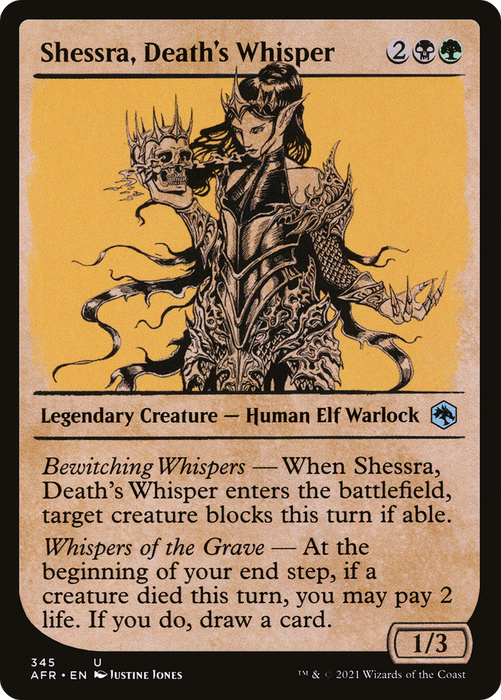 Shessra, Death's Whisper (AFR-345) - uncommon: (Showcase)