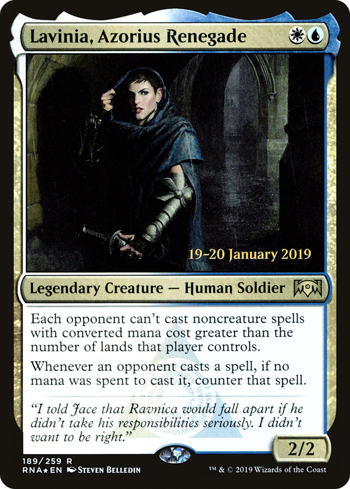 Lavinia, Azorius Renegade (PRE-189S) - rare - Foil