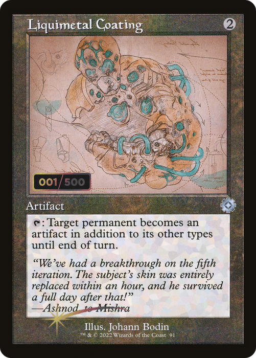 Liquimetal Coating (BRR-91Z) - uncommon - Foil