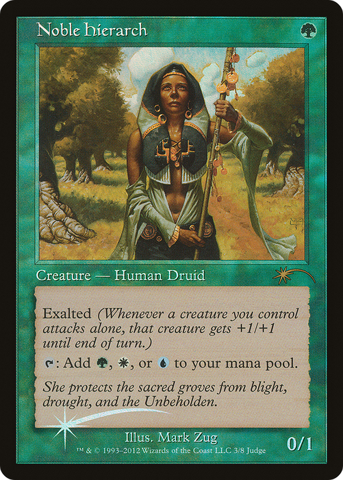 Noble Hierarch (JDG-003) - rare - Foil