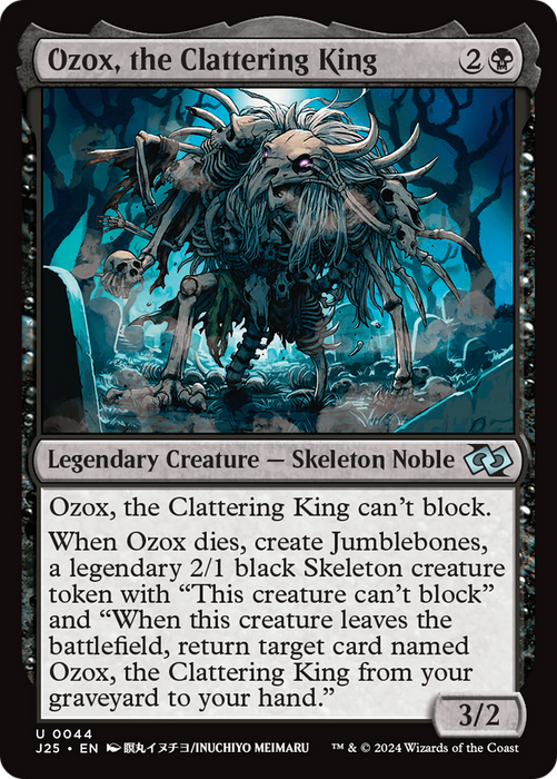 Ozox, the Clattering King (J25-044) - uncommon