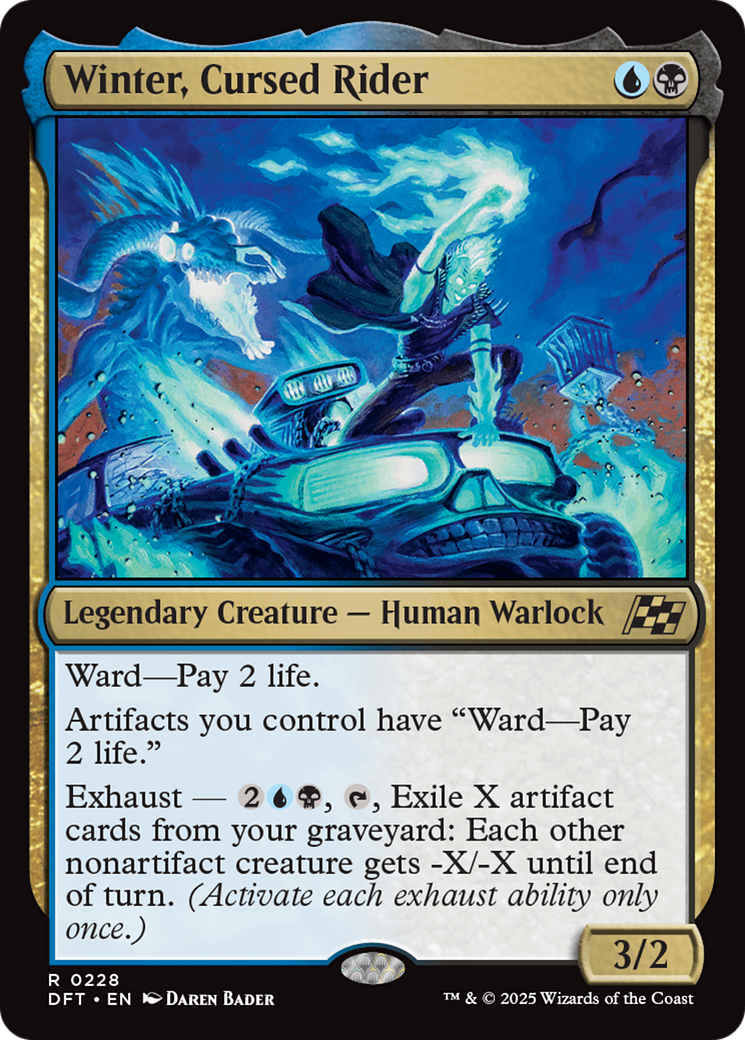 Winter, Cursed Rider (DFT-228) - rare