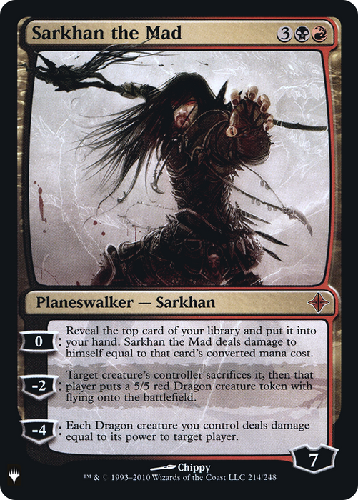 Sarkhan the Mad (LIST-ROE-214) - mythic - Foil
