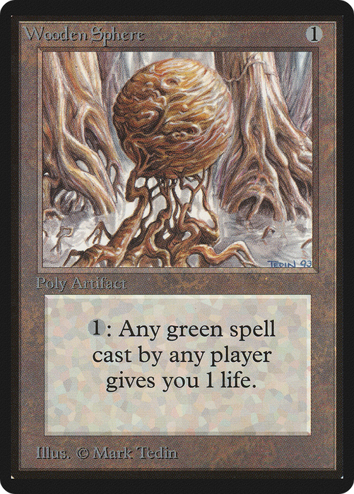 Wooden Sphere (LEB-277) - uncommon