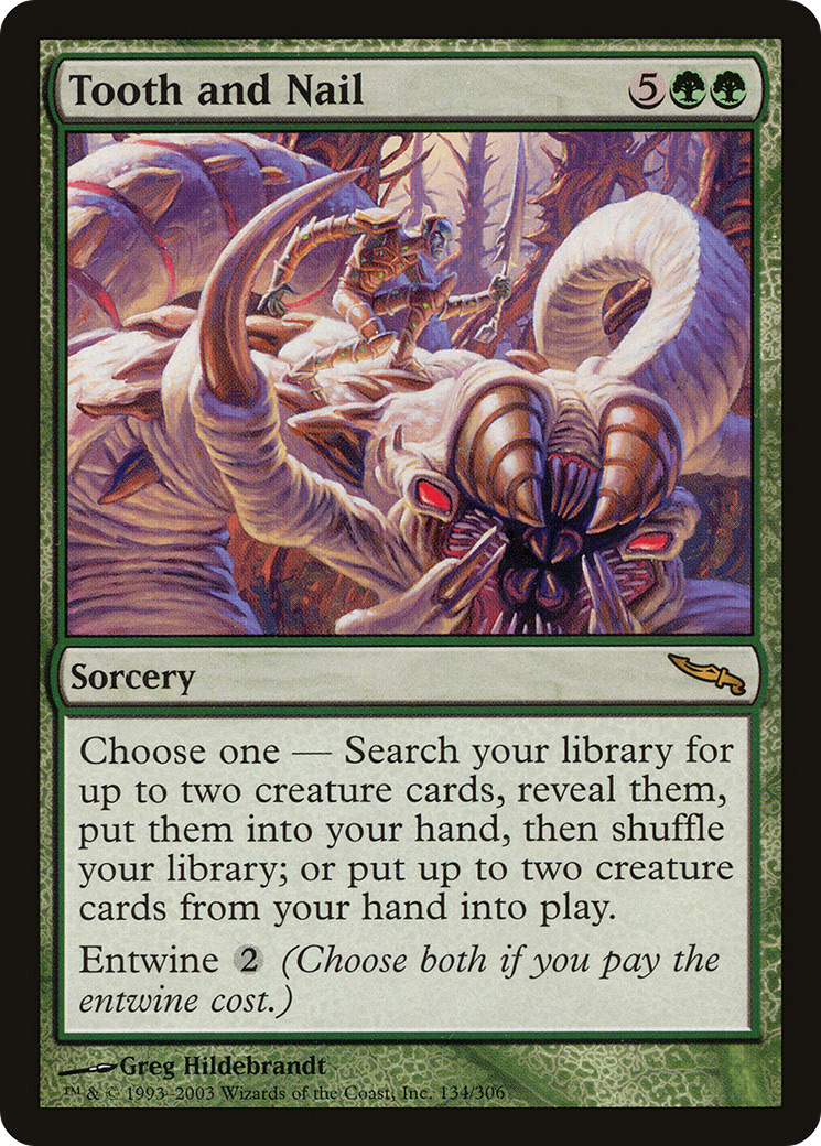 Tooth and Nail (MRD-134) - rare - Foil