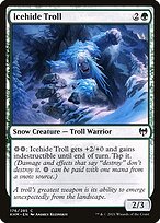Icehide Troll (KHM-176) - common: (snow) - Foil