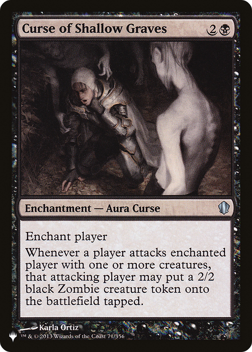 Curse of Shallow Graves (LIST-C13-71) - uncommon