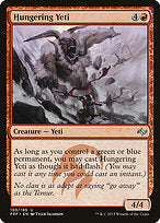 Hungering Yeti (FRF-105) - uncommon - Foil