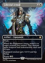 Celestial Armor (FDN-295) - rare (Borderless)