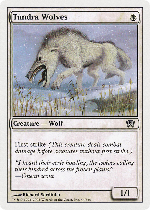 Tundra Wolves (8ED-054) - common
