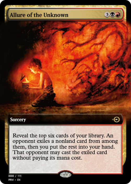 Allure of the Unknown (PRM-79937) - rare - Foil