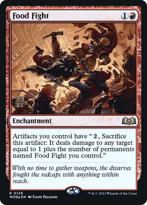 Food Fight (PRE-129S) - rare - Foil