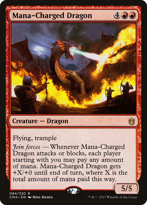 Mana-Charged Dragon (CMA-084) - rare