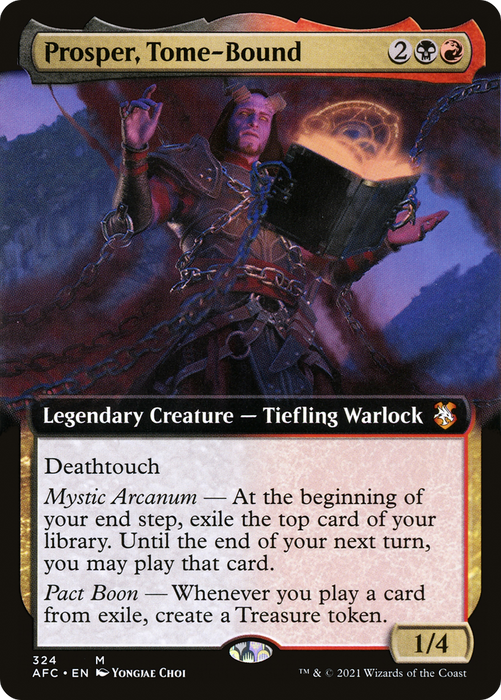 Prosper, Tome-Bound (AFC-324) - mythic: (Extended Art)