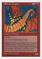 Shivan Dragon (O90P-005) - rare