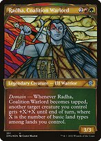 Radha, Coalition Warlord (DMU-351) - uncommon: (Showcase) - Foil