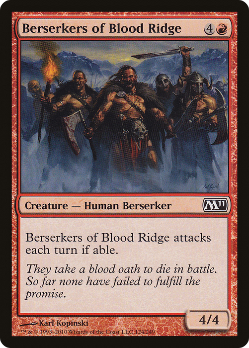 Berserkers of Blood Ridge (M11-124) - common - Foil
