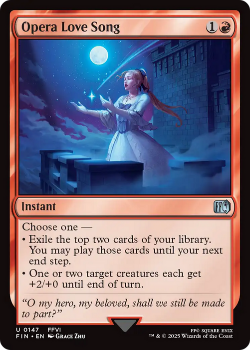 Opera Love Song (FIN-147) - uncommon - Foil
