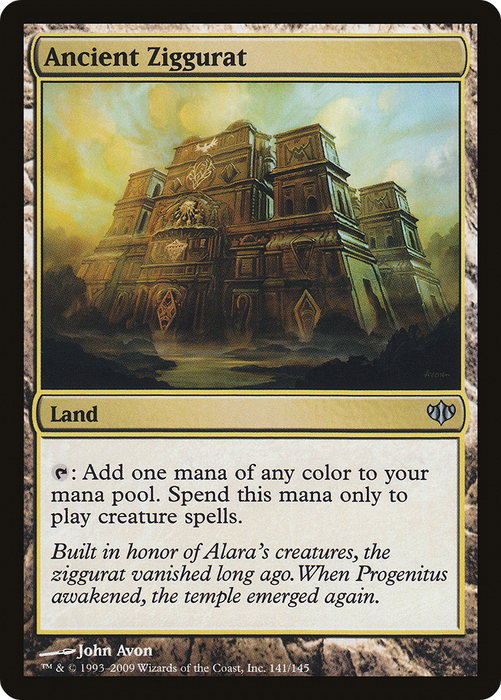 Ancient Ziggurat (CON-141) - uncommon - Foil