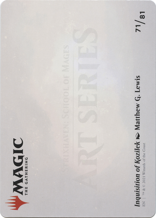 Inquisition of Kozilek // Inquisition of Kozilek (ASTX-071) - common (Borderless) - Foil