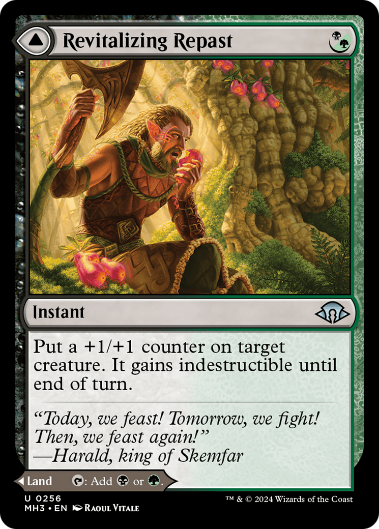 Revitalizing Repast // Old-Growth Grove (MH3-256) - uncommon - Foil