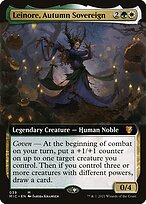 Leinore, Autumn Sovereign (MIC-039) - mythic: (Extended Art)