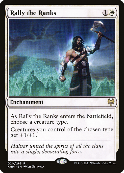 Rally the Ranks (KHM-020) - rare - Foil