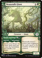 Beanstalk Giant // Fertile Footsteps (LIST-ELD-295) - uncommon: (Showcase)