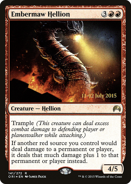 Embermaw Hellion (PRE-141S) - rare - Foil