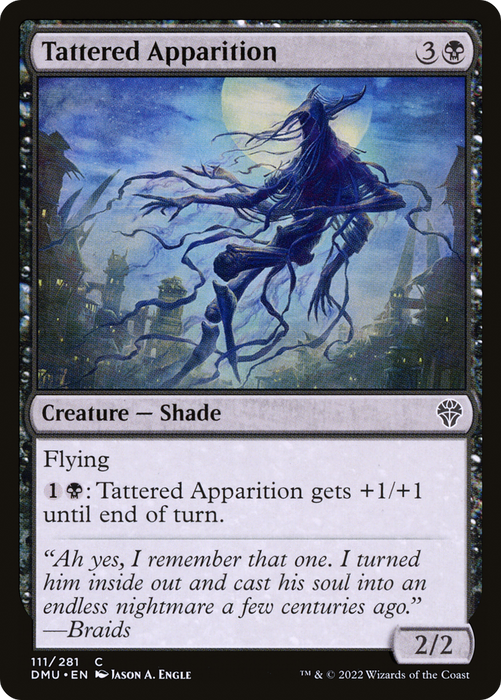 Tattered Apparition (DMU-111) - common - Foil
