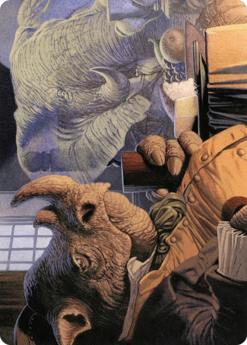 Late to Dinner // Late to Dinner (AMH2-003) - common (Borderless) - Foil