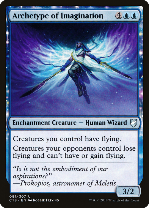 Archetype of Imagination (C18-081) - uncommon: (enchantment)