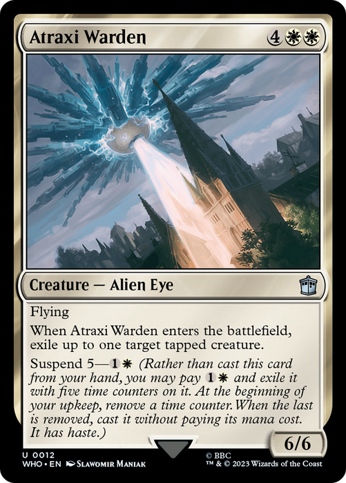 Atraxi Warden (WHO-012) - uncommon - Foil