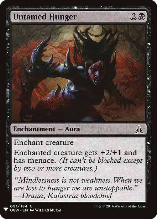 Untamed Hunger (LIST-OGW-91) - common