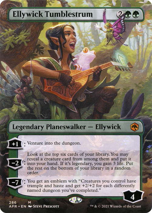 Ellywick Tumblestrum (AFR-286) - mythic (Borderless) - Foil