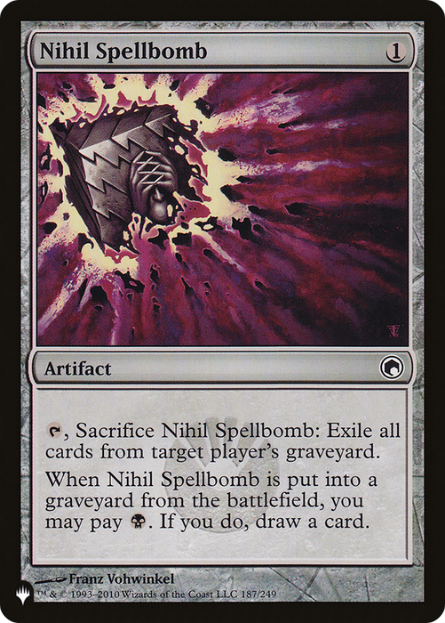 Nihil Spellbomb (LIST-SOM-187) - common