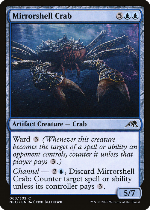 Mirrorshell Crab (NEO-063) - common