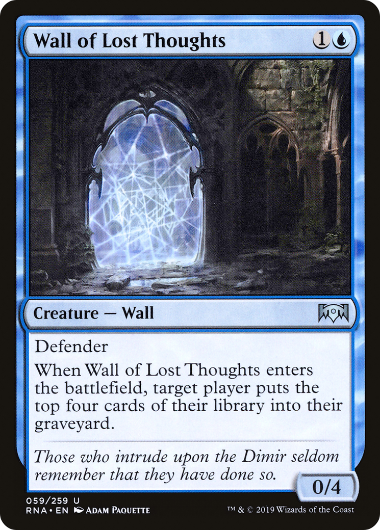Wall of Lost Thoughts (RNA-059) - uncommon