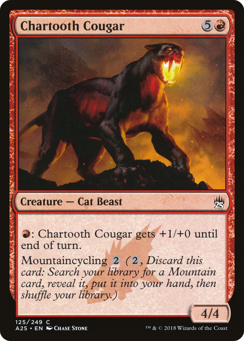 Chartooth Cougar (A25-125) - common - Foil