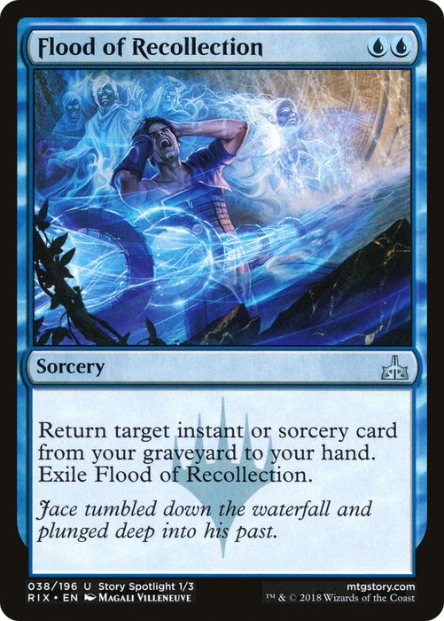 Flood of Recollection (RIX-038) - uncommon - Foil