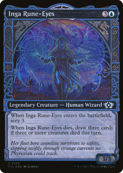 Inga Rune-Eyes (MUL-140) - uncommon: (Showcase) - Foil