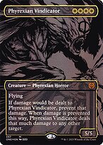 Phyrexian Vindicator (ONE-347) - mythic (Borderless) - Foil