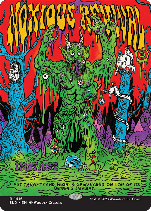 Noxious Revival (SLD-1416) - rare: (Full Art) (Borderless)