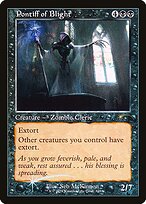 Pontiff of Blight (SLD-848) - rare - Foil