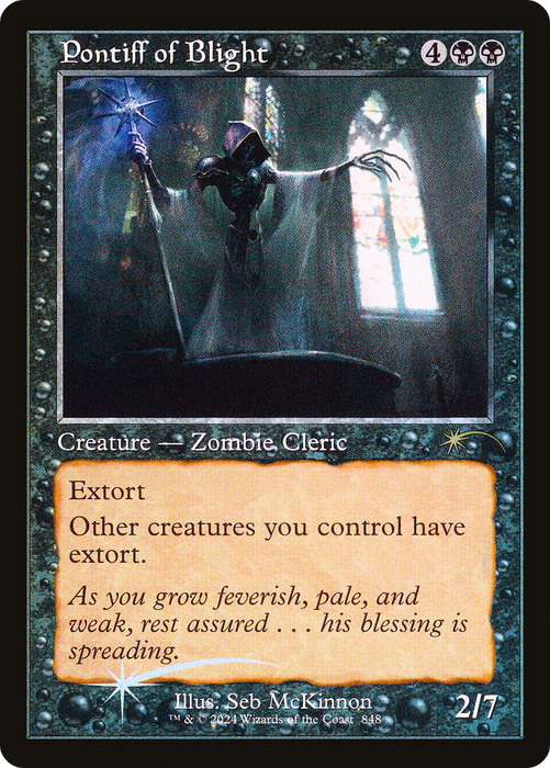 Pontiff of Blight (SLD-848) - rare - Foil
