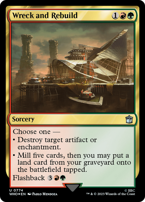 Wreck and Rebuild (WHO-774) - uncommon - Foil