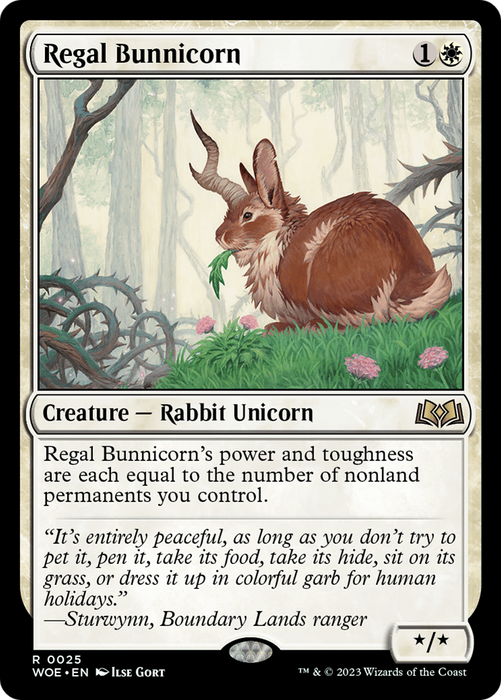 Regal Bunnicorn (WOE-025) - rare